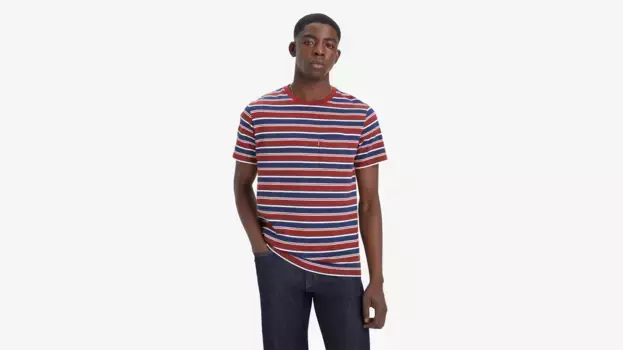 Классическая футболка с карманами Levi's, мультиколор