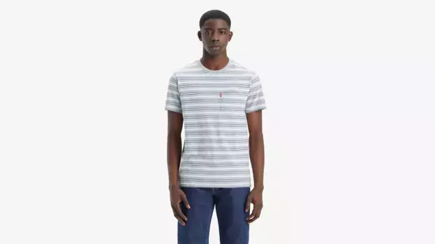 Классическая футболка с карманами Levi's, серый