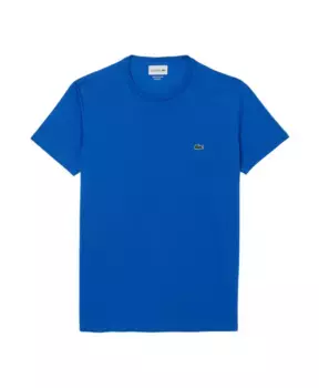 Классическая футболка с коротким рукавом Lacoste, синий