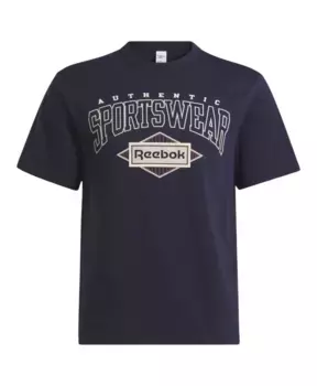 Классическая футболка с коротким рукавом Reebok, синий