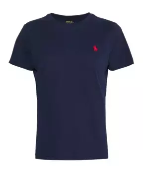 Классическая футболка с круглым вырезом Polo Ralph Lauren, синий