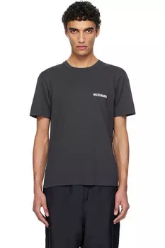 Классическая футболка с круглым вырезом Wacko Maria, черный