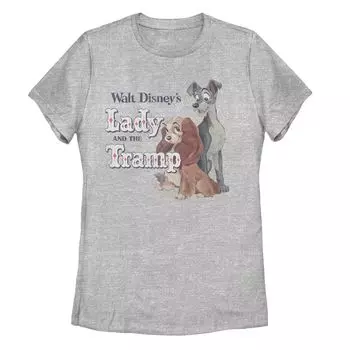 Классическая футболка с логотипом Disney Lady And The Tramp для юниоров Licensed Character