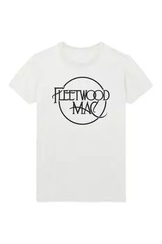 Классическая футболка с логотипом Fleetwood Mac, белый