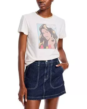 Классическая футболка с макаронами RE/DONEная, белый