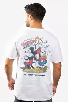 Классическая футболка с Микки Маусом Disney, белый