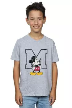 Классическая футболка с Микки Маусом M Disney, серый