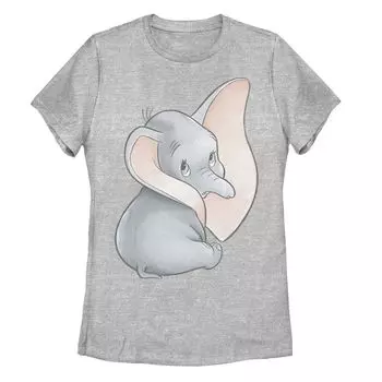 Классическая футболка с милым рисунком Disney's Dumbo Juniors с большими ушками Licensed Character
