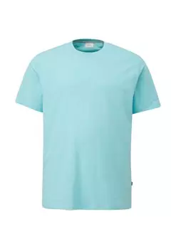 Классическая футболка s.Oliver Shirt, аква