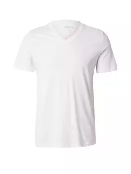 Классическая футболка s.Oliver Shirt, белый