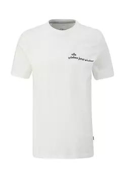Классическая футболка s.Oliver Shirt, белый