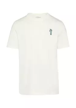Классическая футболка s.Oliver Shirt, белый