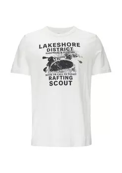 Классическая футболка s.Oliver Shirt, белый