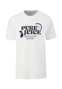 Классическая футболка s.Oliver Shirt, белый