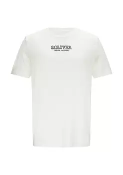 Классическая футболка s.Oliver Shirt, белый