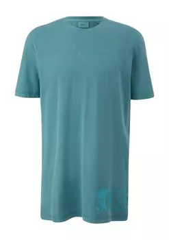 Классическая футболка s.Oliver Shirt, цвет petrol