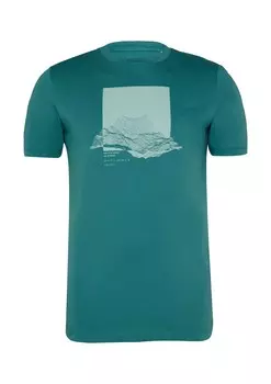 Классическая футболка s.Oliver Shirt, цвет petrol/mint