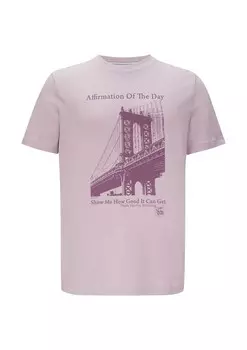 Классическая футболка s.Oliver Shirt, цвет purple/dark purple