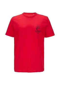 Классическая футболка s.Oliver Shirt, красный