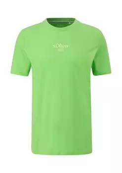 Классическая футболка s.Oliver Shirt, лаймовый