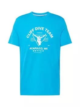 Классическая футболка s.Oliver Shirt, небесно-синий