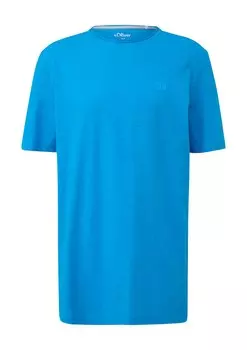 Классическая футболка s.Oliver Shirt, синий