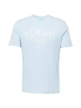 Классическая футболка s.Oliver Shirt, светло-синий