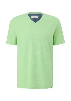 Классическая футболка s.Oliver Shirt, светло-зеленый