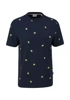 Классическая футболка s.Oliver Shirt, темно-синий