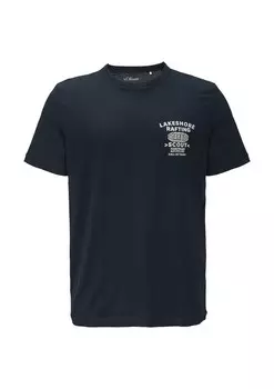 Классическая футболка s.Oliver Shirt, темно-синий
