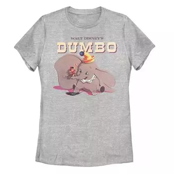 Классическая футболка с портретным логотипом и графическим рисунком Disney's Dumbo для юниоров Licensed Character