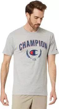 Классическая футболка с рисунком Big & Tall Americana II Champion, цвет Oxford Gray