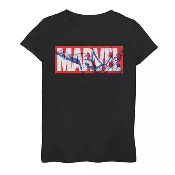 Классическая футболка с рисунком «Человек-паук» для девочек 7–16 лет Marvel Marvel
