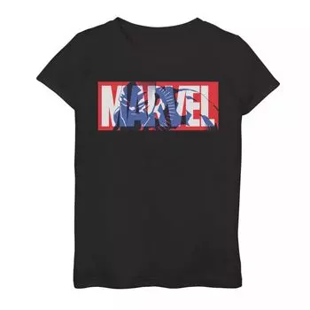 Классическая футболка с рисунком «Черная пантера» для девочек 7–16 лет Marvel Marvel