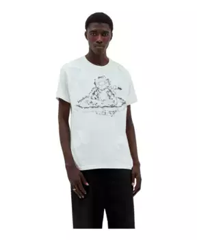 Классическая футболка с рисунком Orb Vivienne Westwood, белый