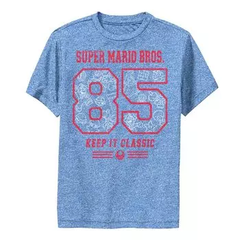 Классическая футболка с рисунком Super Mario 85 Keep It для мальчиков 8–20 лет Licensed Character