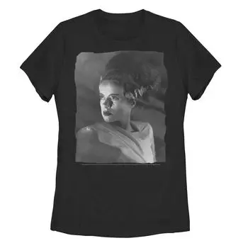 Классическая футболка с рисунком Universal Monsters Bride Of Frankenstein для юниоров Licensed Character