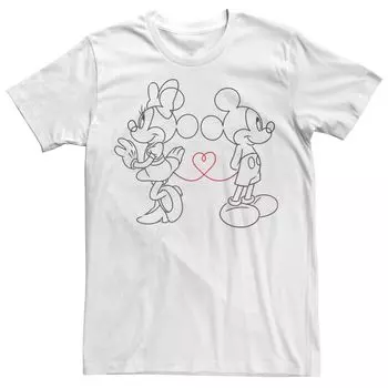 Классическая футболка с рисунком в форме сердца для детей Disney's Mickey Mouse Licensed Character