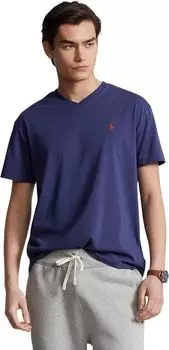 Классическая футболка с V-образным вырезом Polo Ralph Lauren, цвет Boathouse Navy