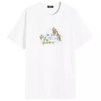 Классическая футболка с водопадом Dime, белый