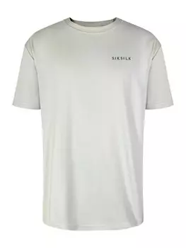 Классическая футболка SikSilk Shirt, экрю