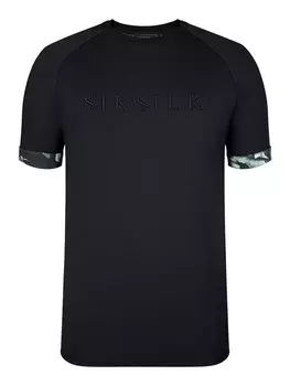Классическая футболка SikSilk Shirt, черный