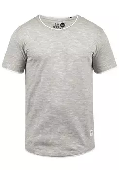 Классическая футболка !Solid Shirt Rigos, светло-серый