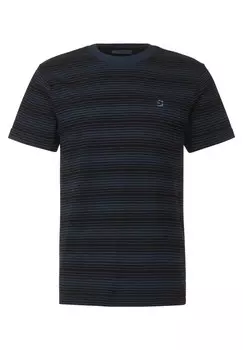 Классическая футболка Street One MEN Shirt, темно-синий