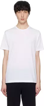 Классическая футболка Sunspel, белый