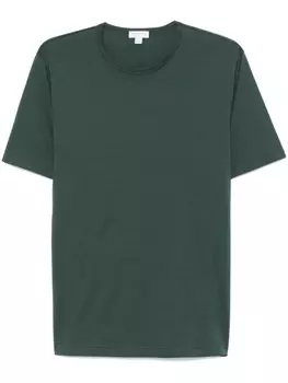 Классическая футболка Sunspel, зеленый