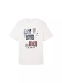 Классическая футболка TOM TAILOR Shirt, белый