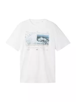 Классическая футболка TOM TAILOR Shirt, белый