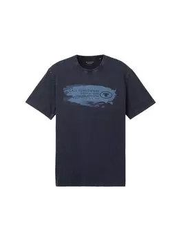 Классическая футболка TOM TAILOR Shirt, цвет marine blue/sapphire