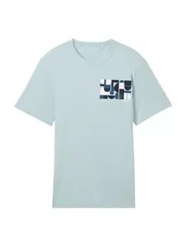 Классическая футболка TOM TAILOR Shirt, цвет marine blue/light blue/dark blue